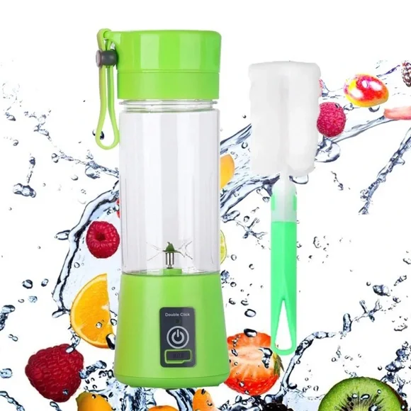 380ML Portable Personal Mini Juicer Cup USB Rechargeable Blender Smoothie Mixer - Picture 2 of 7